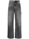 Haikure Wide-leg Jeans In Spider Black