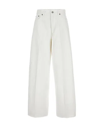 Haikure Boyfriend Fit Off-white Jeans With Soft Waistband