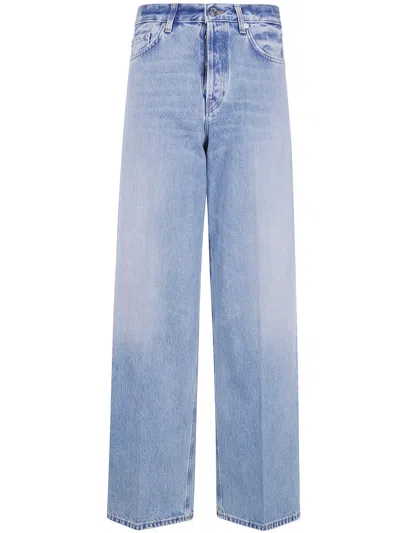 Haikure Jeans Wide Leg "bethany Pollock" In Blue