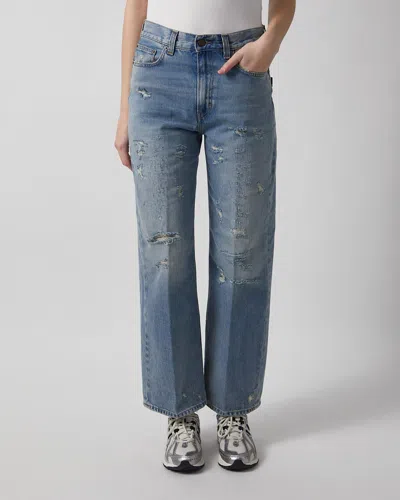 Haikure Jeans Winny Broken Celestial In Blue