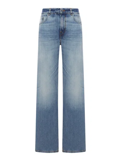 Haikure Jeans With Belt Loops In Blue
