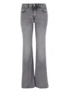 Haikure Straight Leg Trousers With Belt Loops In Yellow