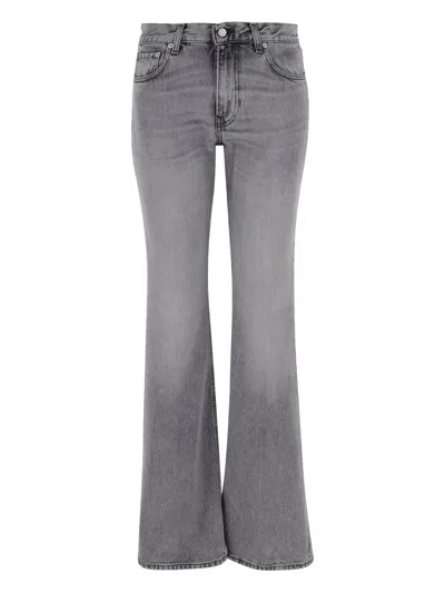 Haikure Jeans With Belt Loops In Yellow