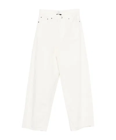 Haikure Jeans With Belt Loops In White