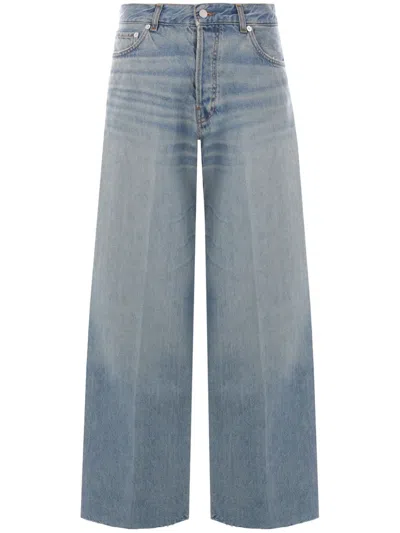 HAIKURE JEANS WITH LOGO APPLICATION