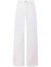 Haikure Korea High Waist Straight Leg Jeans In White