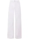 Haikure Korea High Waist Straight Leg Jeans In White