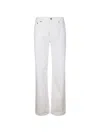 Haikure Jeans With Logo Patch In White