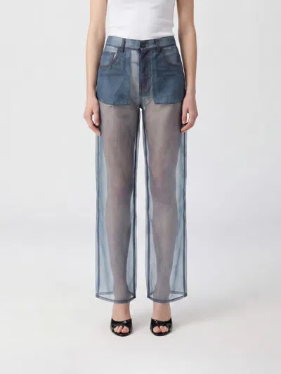 Haikure Jeans Woman Color Grey In Blue