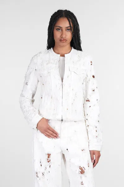 HAIKURE JENA DENIM JACKETS IN BEIGE COTTON