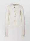 Haikure Jill Knitwear Distressed Detailing In White