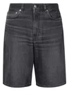 Haikure Jo Shorts In Black Denim In Mid Black