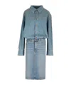HAIKURE JOELLE MIDI DENIM DRESS