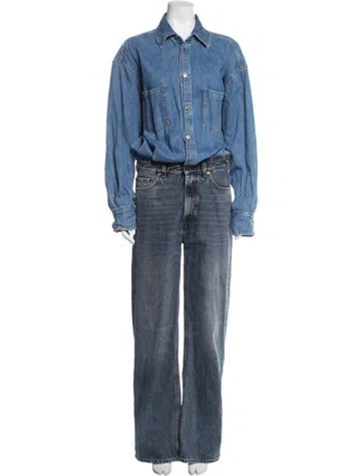 Pre-owned Haikure Jumpsuit In Blue
