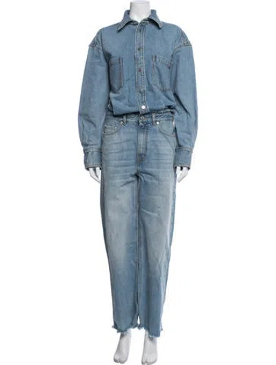 Pre-owned Haikure Jumpsuit In Blue