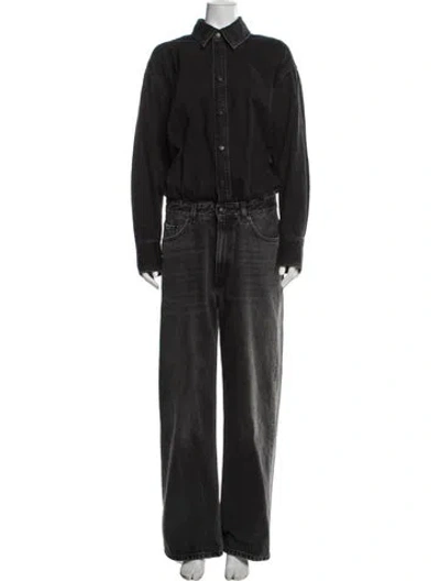 Pre-owned Haikure Jumpsuit In Grey