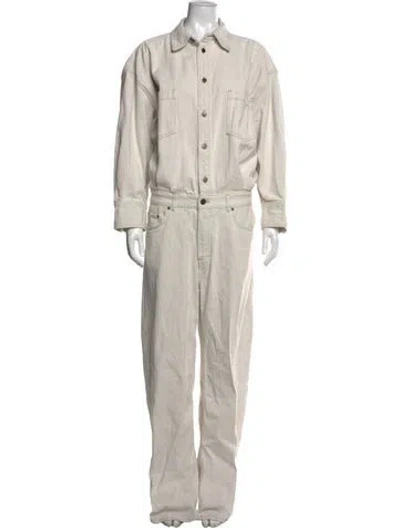Pre-owned Haikure Jumpsuit In Neutral