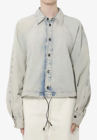 Haikure Keira Vintage Dirty Shirt In Neutral