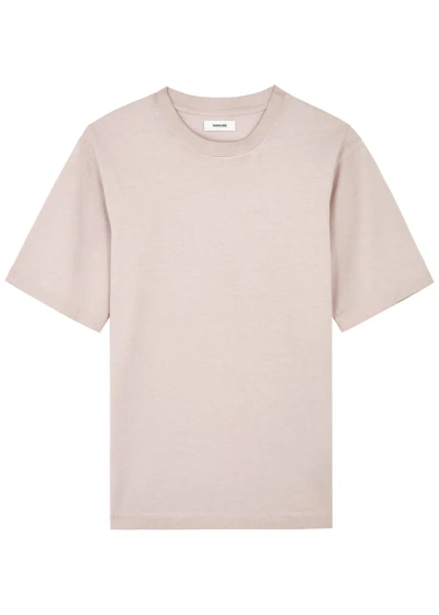 Haikure Kelly Slubbed Cotton T-shirt In Light Pink