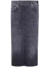 Haikure Authentic Skirt With Pockets And Slit In Blue