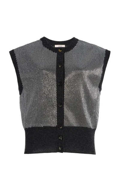 HAIKURE KIRBY EMBELLISHED WOOL TOP