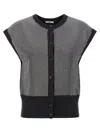 Haikure Kirby Gilet Gray In Gray