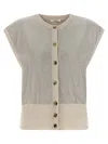 Haikure Kirby Gilet Beige In Neutral
