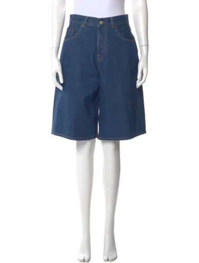 Pre-owned Haikure Knee-length Shorts In Blue