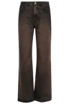Haikure Korea Faded Jeans In Brown