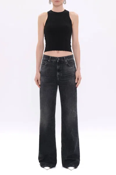 Haikure Korea Denim Jeans In Authentic Black In Multi