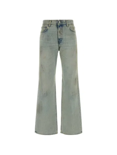 Haikure Korea Five-pockets Jeans In Blue