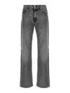 Haikure Grey Flanel Jeans Belt Loops In Gray