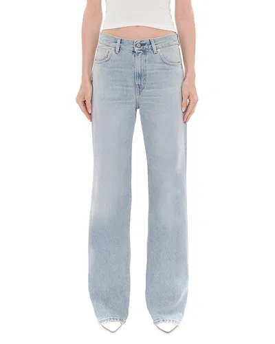 Haikure Korea High Rise Jean In Celestial In Blue