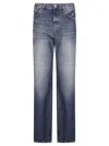 Haikure Korea Intense Blue Jeans In Blue