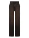 Haikure Korean Faded Jeans In Brown