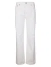 Haikure Jeans With Logo Patch In White
