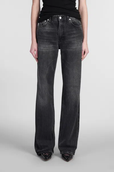 HAIKURE KOREA JEANS IN BLACK DENIM