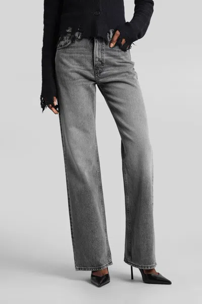 Haikure Korea Jeans In Grey Denim In Gray