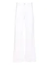 Haikure Korea High Waist Straight Leg Jeans In White