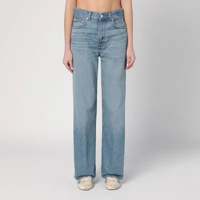 Haikure Wide Leg Denim Trousers In Blue