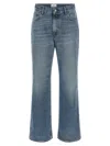 Haikure Korea Nordic Straight Leg Jeans Trousers In Blue