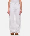 Haikure Korea High Waist Straight Leg Jeans In White