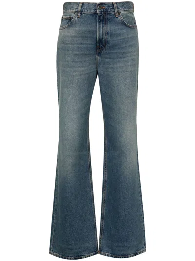 Haikure Korea Straight-leg Jeans In L0833 Piano Blue