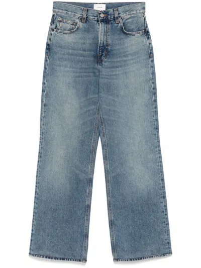 Haikure Korea Wide-leg Jeans In Blue