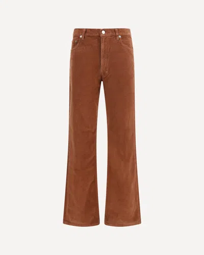 Haikure Clara Corduroy Flared Trousers In Brown