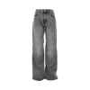 Haikure Straight Leg Trousers With Belt Loops In Black