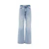Haikure Korea Salina Blue Jeans In Blue