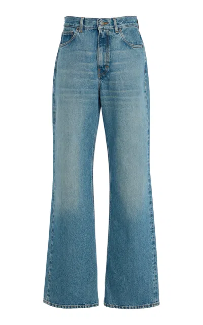 Haikure Korea Rigid Mid-rise Flared-leg Jeans