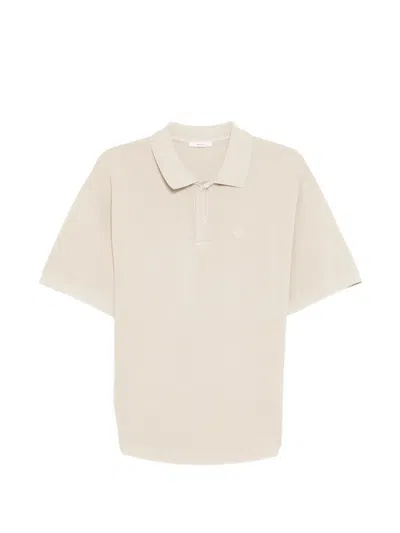 Haikure Lacy Polo Shirt In Nude