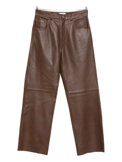 HAIKURE LEATHER PANELLED PANTS